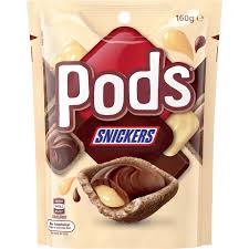 Pods Snickers 160g(15 uds)
