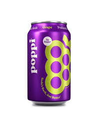 Poppi Prebiotic Soda Grape 355ml(12 uds)