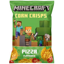 Minecraft Corn Crisps Pizza 60g(12 uds)