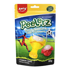 Amos Peelerz World Cup Gummy 170gr(12 uds)