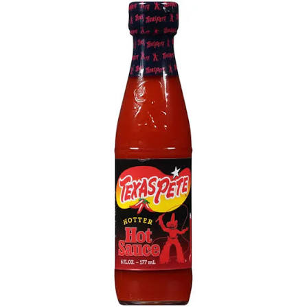 Texas Pete Hotter Hot Sauce 177ml(3 uds)