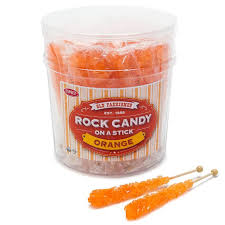 Espeez Orange  Rock Candy no a Stick Tub 23g(36 Uds)