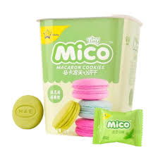 Mico Ice Cream Matcha Macaron Cookies 88 chn(1 ud)
