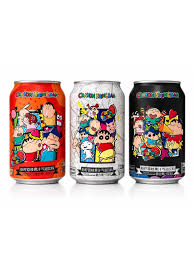 Crayon Shinchan Lemon & Lychee Juice Drink 330ml chn(24 uds)