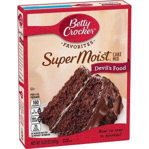 Betty Crocker Devil's Food Cake Mix 432g(12 uds)