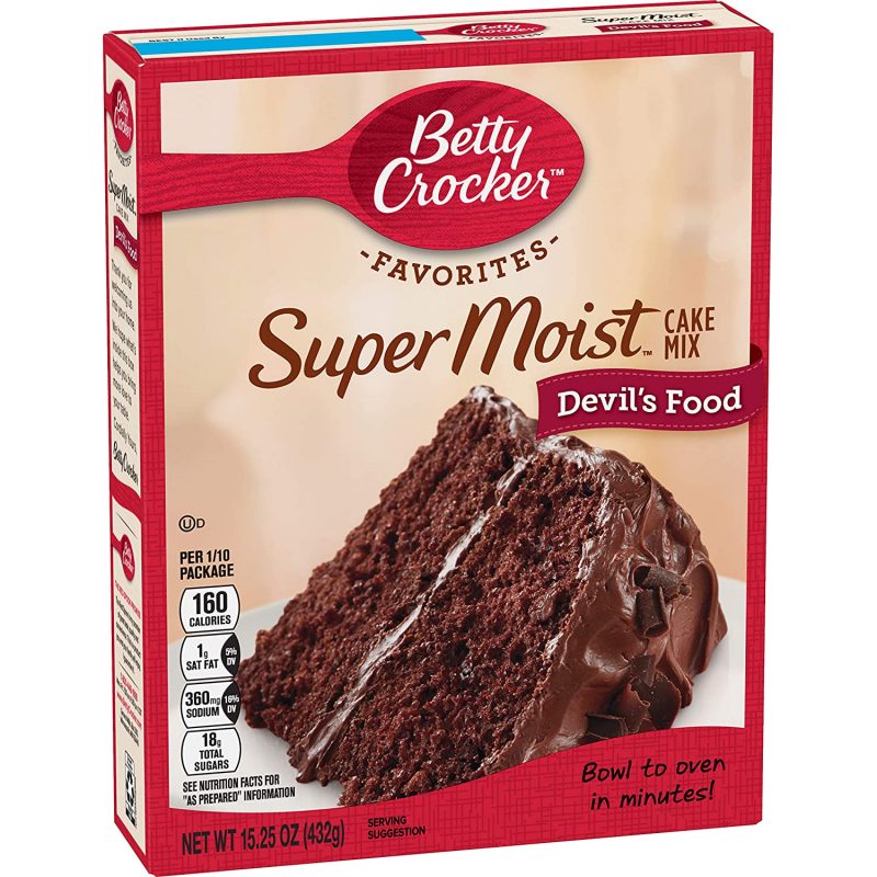 Betty Crocker Devil's Food Cake Mix 432g(12 uds)
