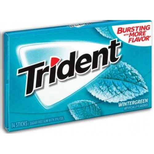 Trident wintergreen 14 sticks (12uds)