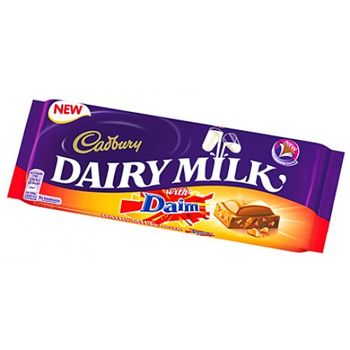 Cadbury Dairy Milk Daim 120 gr (18 uds)