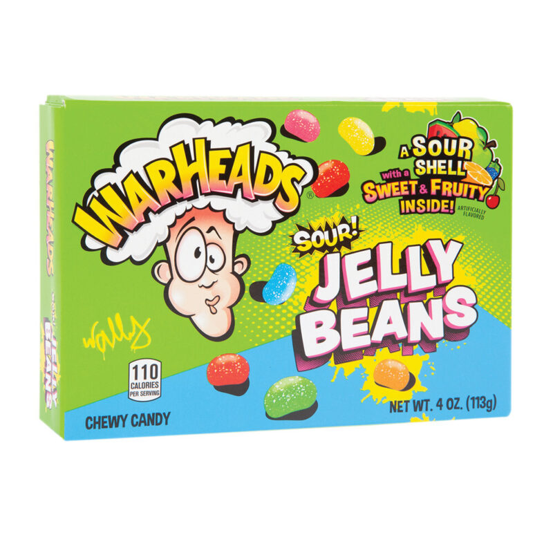 Warheads Sour Jelly Beans 113gr (12uds)
