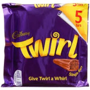 Cadbury Twirl 5 Bars 107.5g (20 uds)