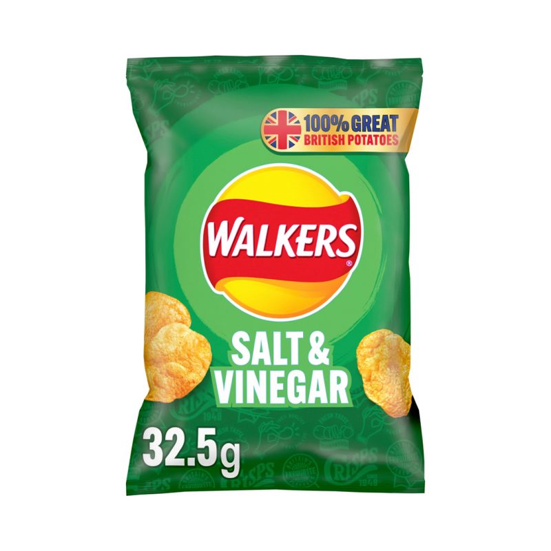 Walkers Salt and Vinegar 70gr (1uds)