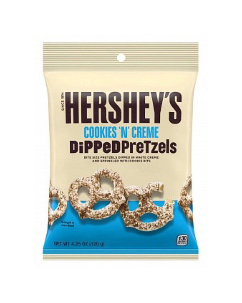 Hersheys Cookies n crème Dipped Pretzels 120gr (6uds)
