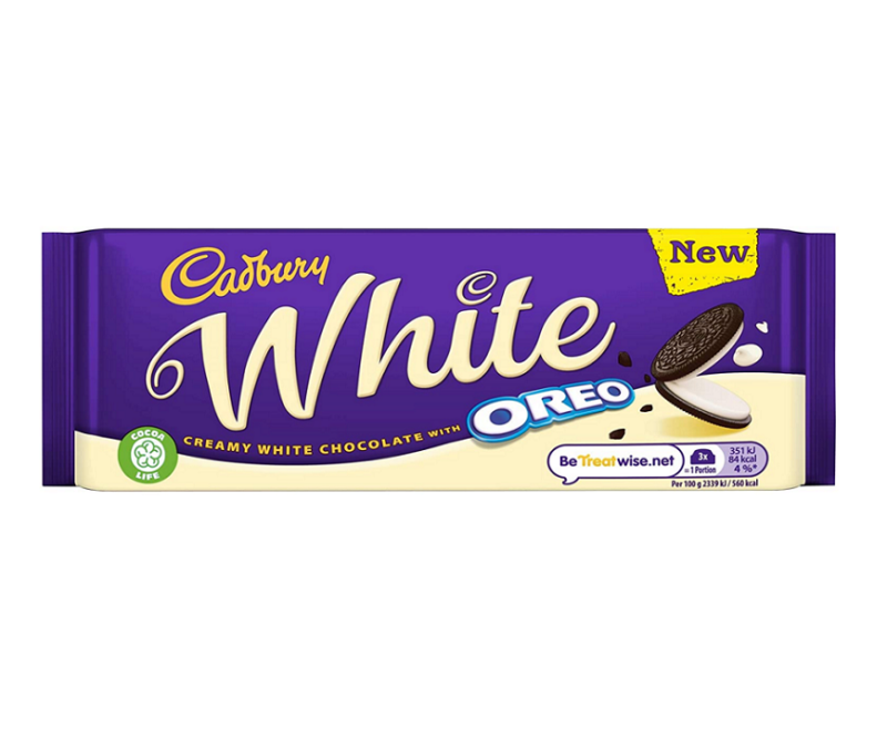 Cadbury Oreo White 120g (17 uds) precio marcado