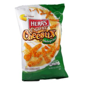 Herr´s Crunchy Cheestix Jalapeño 227g(8uds)