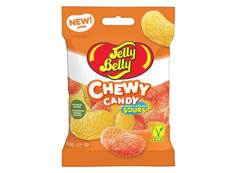 Jelly Belly chewy candy Lemon & Orange 60g (12uds)