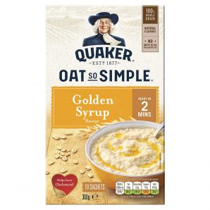 Quaker Oat Simple Golden Syrup 360gr (9uds)