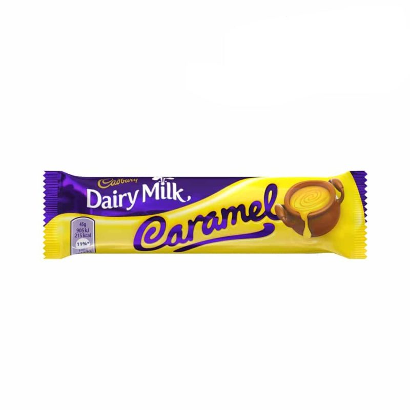 Cadbury Dairy Milk Caramel 45 gr (48 uds) *Precio Marcado