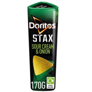 Doritos Stax Sour Cream & Onion Sharing Snacks 170g (12 Uds)
