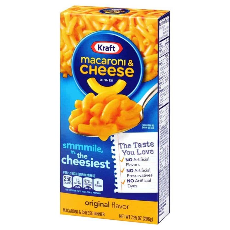 Kraft Original Macaroni & Cheese Dinner  206gr (18Uds)