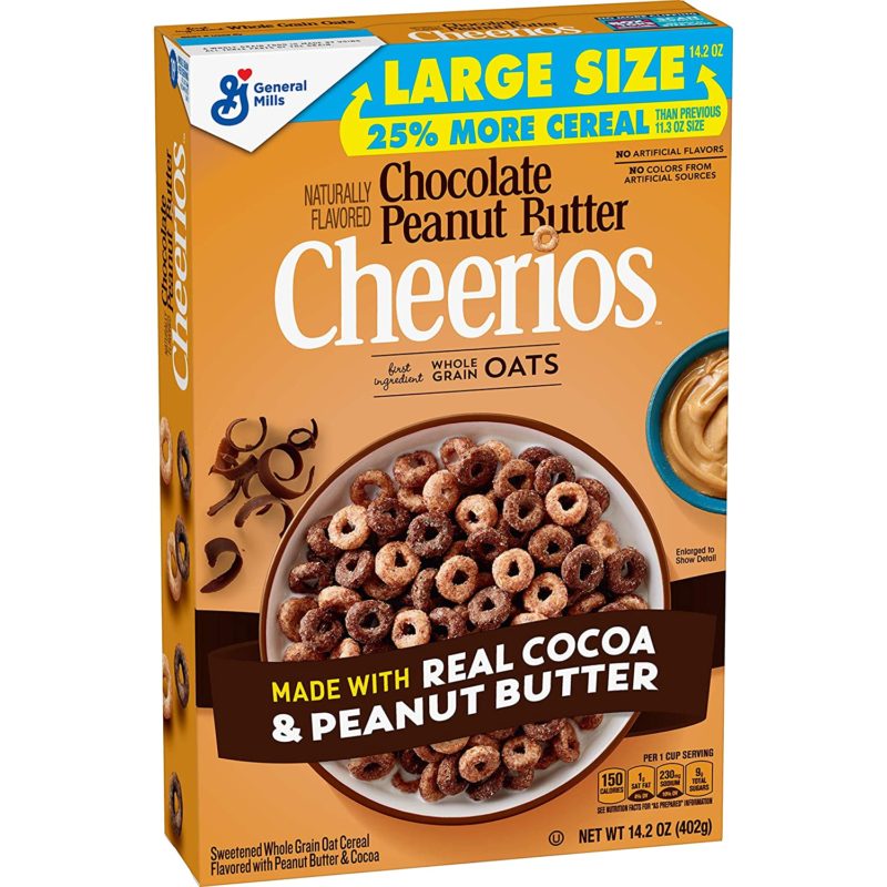 Cheerios Chocolate Peanut Butter 402g (8uds)