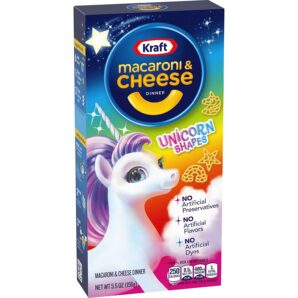 Kraft Macaroni & Cheese Unicorn Shapes 156g( 12uds)