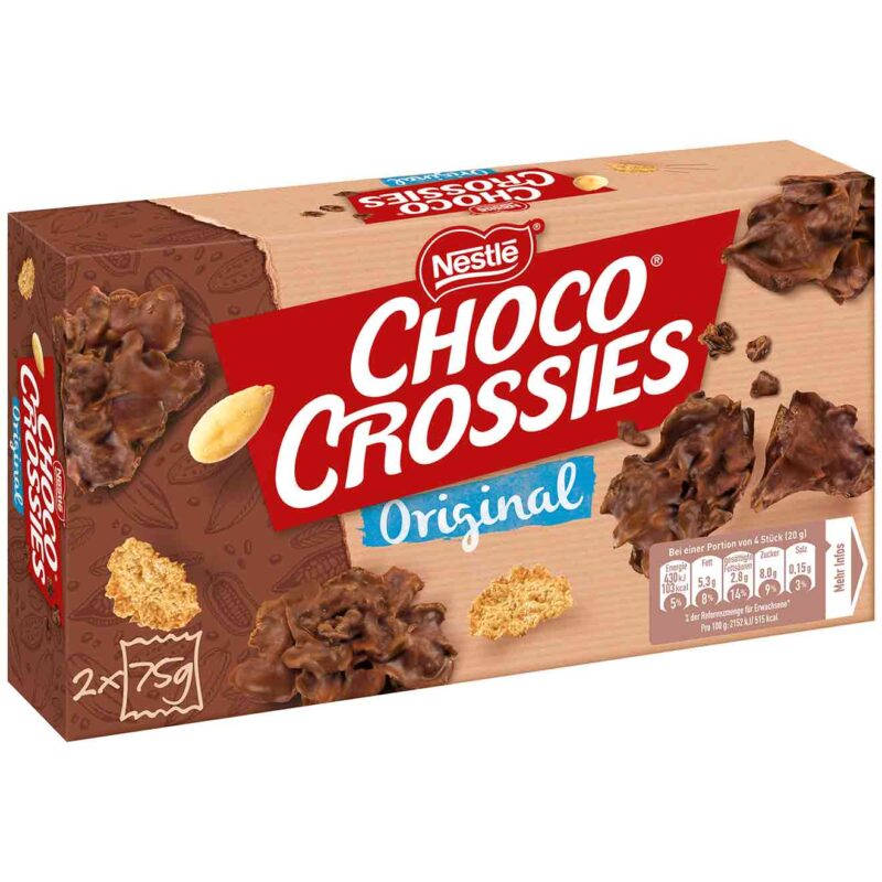 Choco Crossies Original 150g (9 uds)
