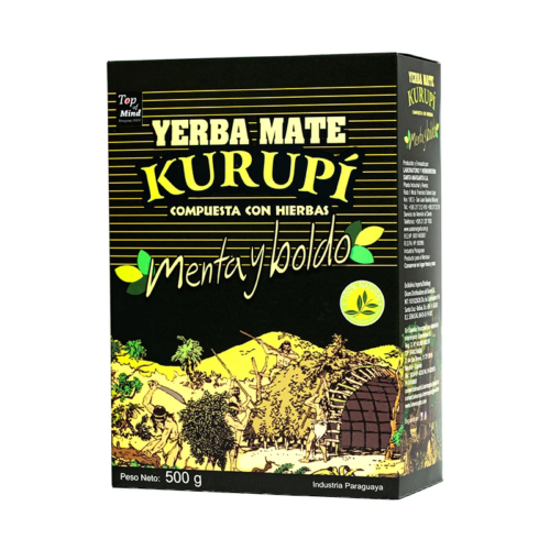 Yerba Mate Kurupi Menta y Boldo 500gr (1ud)