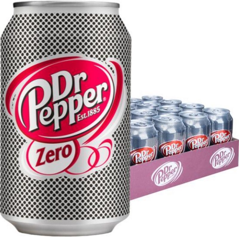Dr. Pepper Zero Sugar 330ml(24uds)