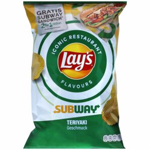 Lay's Subway Teriyaki 150g (9 Uds)