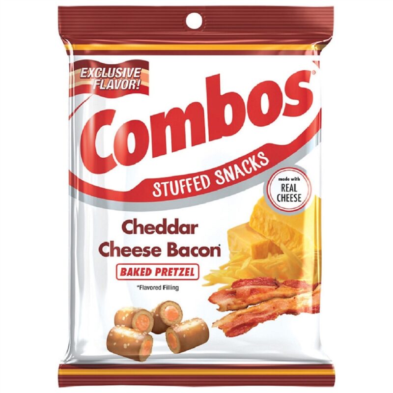 Combos Cheddar Cheese Bacon Baked Pretzel 178.6g(12 uds)