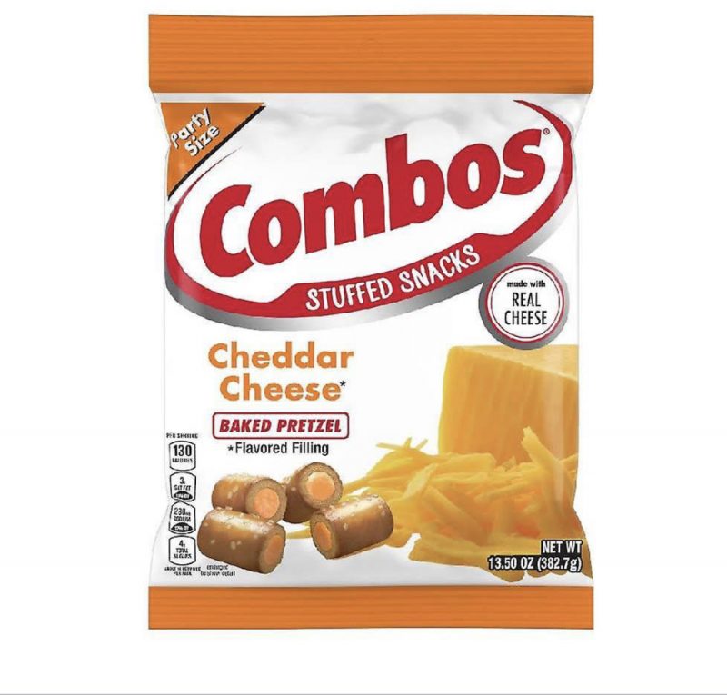 Combos Cheddar Cheese Baked Pretzel 178.6g(12uds)
