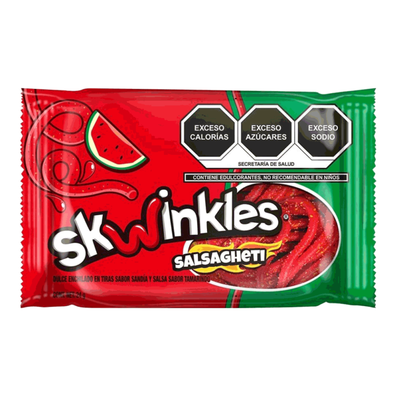 Skwinkles Salsagheti Sandía 24g (12 Uds)