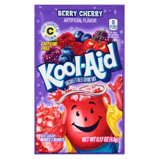 Kool-Aid Berry Cherry 4.8g(48 uds)
