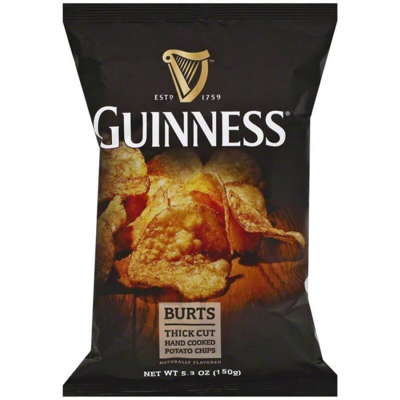 Guinness Thick Cut Hand Cooked Potato Chips 40g (20 Uds)