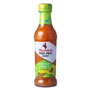 Nando's Peri Peri Sauce Lemon and Herb Extra Mild 250g (6 Uds)