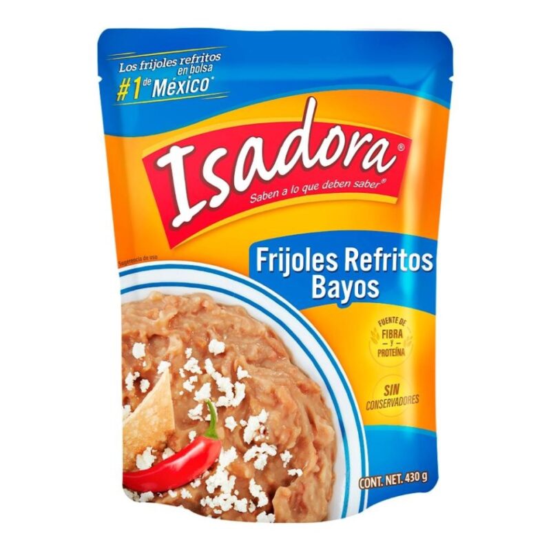 Isadora Frijoles Bayos Refritos 220g (2uds)