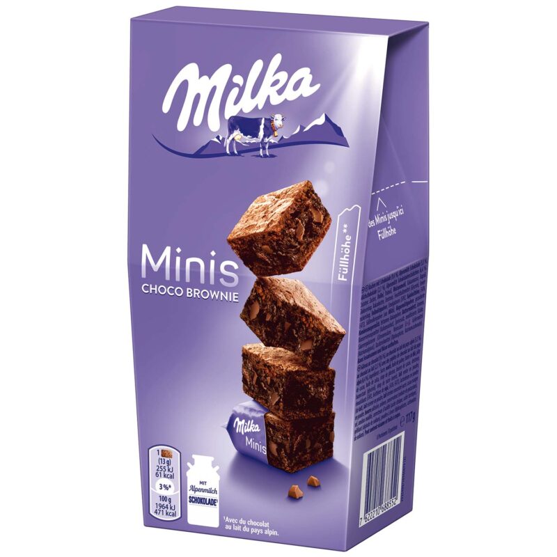 Milka Minis Choco Brownie 117g (6 uds)