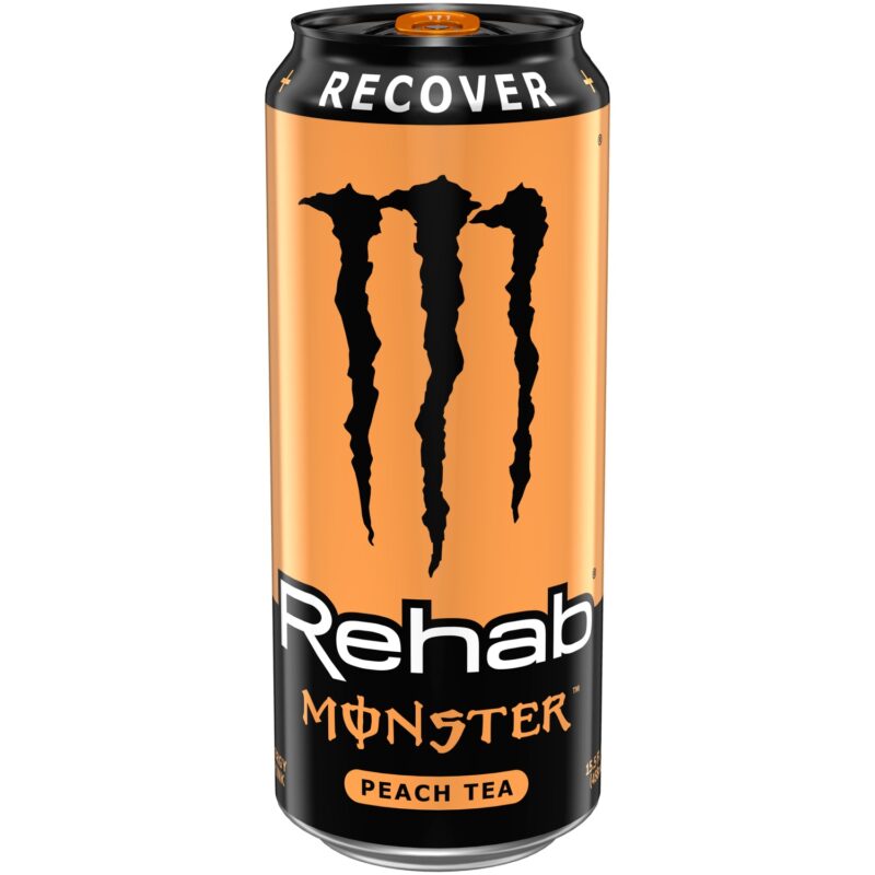 Monster Rehab Recover Peach Tea 458ml (12uds)