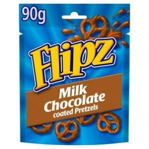Flipz Milk Chocolate Pretzels 90g (6 uds)