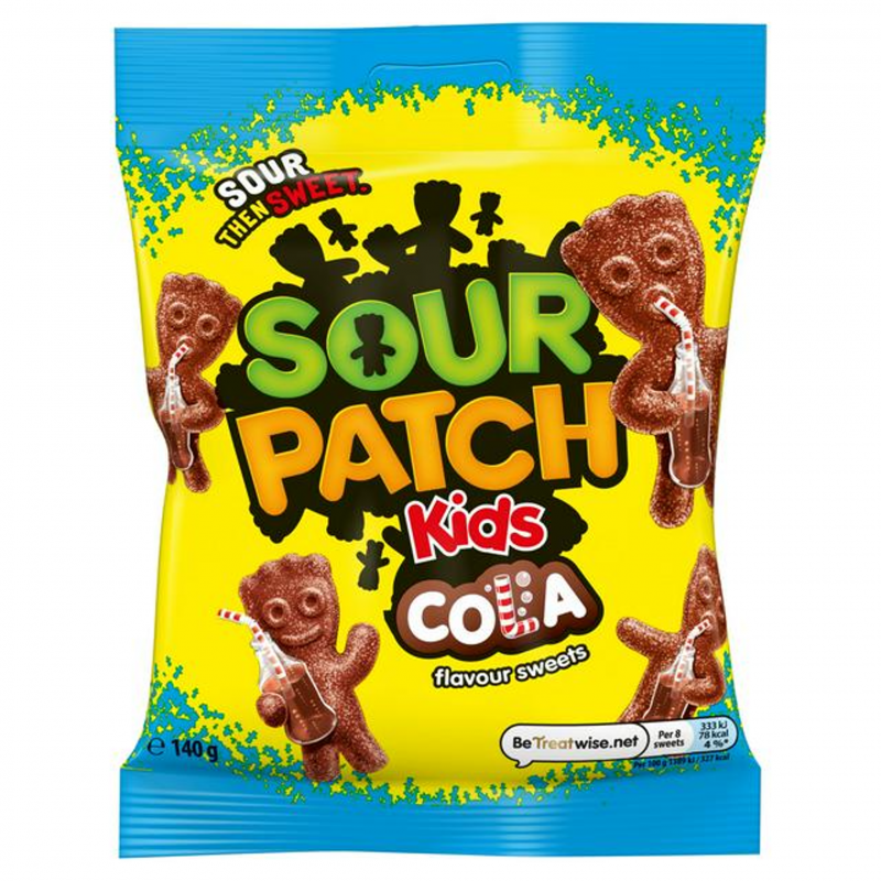 Sour Patch Kids Cola Bag 130g (10 uds)