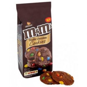 M&M's Double Chocolate Cookies 180g (8 Uds)