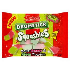 Swizzels squashies drumstick cherry 45gr (24 uds)