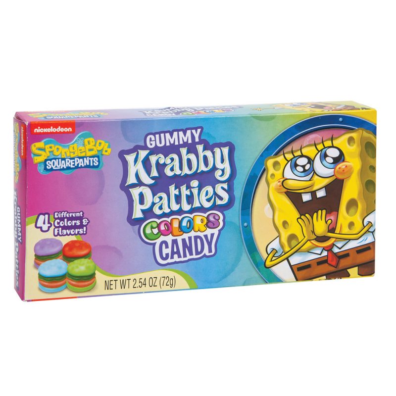 Spongebob Gummy Krabby Patties Colors 72gr (12 uds)