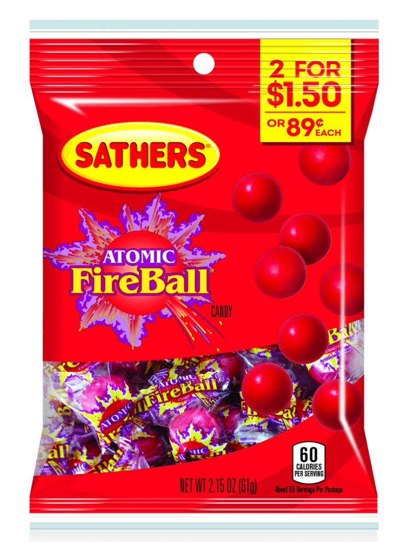 Sathers Atomic Fireballs 74g (12 uds)