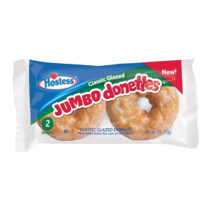 Hostess Jumbo Glazes Donettes 113g 2 ct ( 6uds)