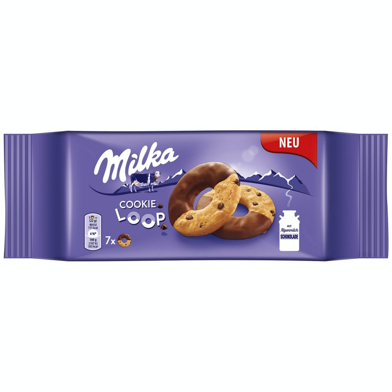 Milka cookie loop 154g (12 uds)