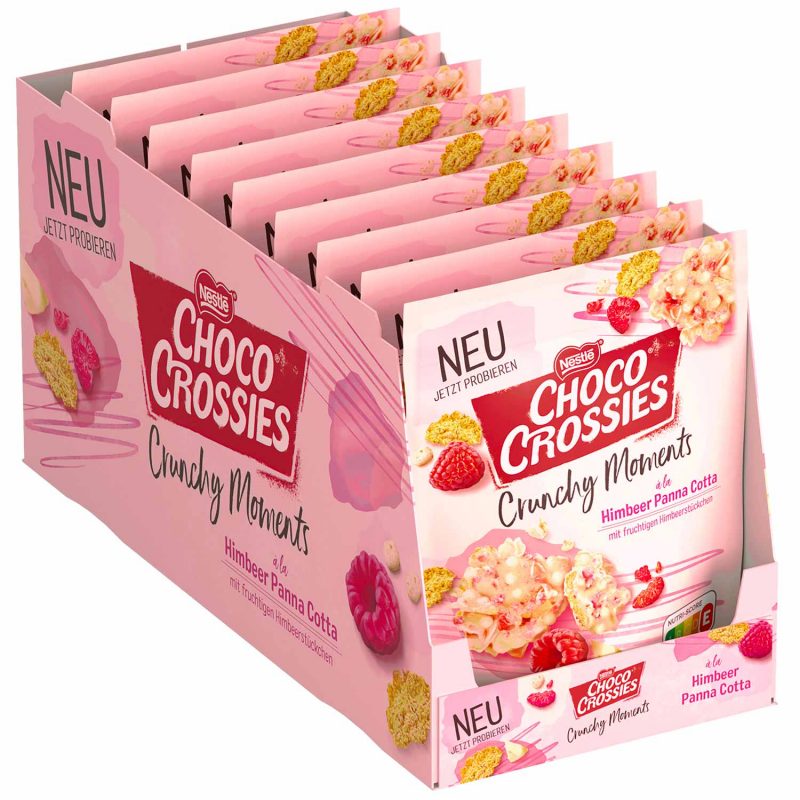 Choco Crossies Himbeer Panna Cotta 140g (9uds)