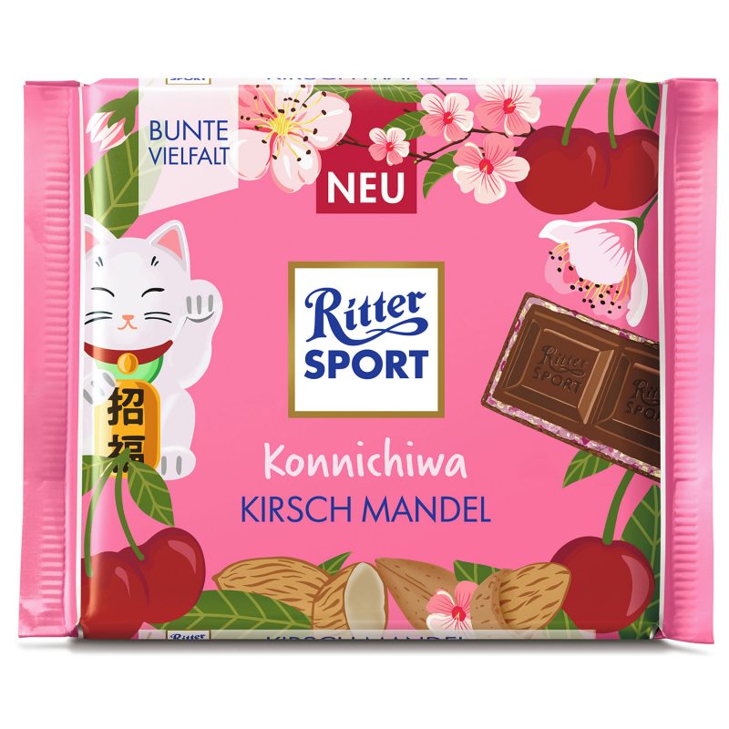 Ritter Sport Limited Kirsch Mandel 100g (12uds)
