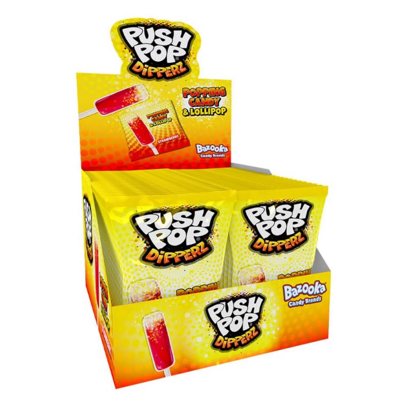 Bazooka Push Pop Dipperz 12g (48uds)