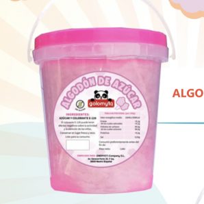 Golomyta Algodon de Azúcar Rosa (8uds)